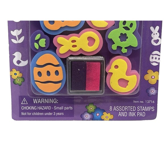 Easter Fun Take On Activity Stamp-a-Lots Foam Stampers New Sealed - Picture 3 of 8